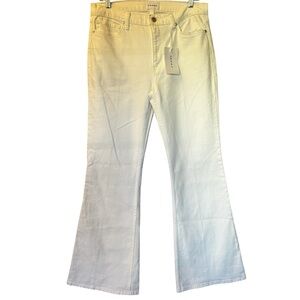 NWT FRAME Denim Easy Flare 5 Pocket Jeans Sz 30 White